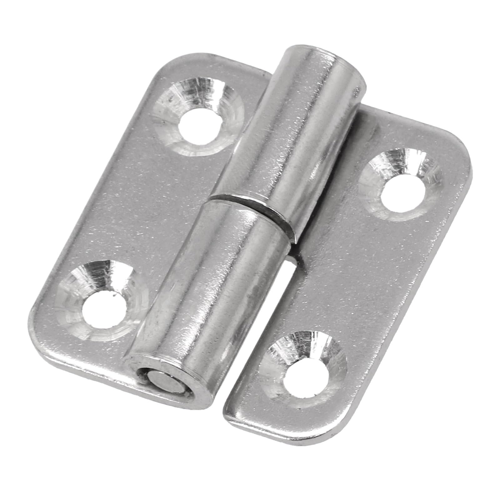 Charnière drapeau inox 304 argenté de haute précision pour armoire