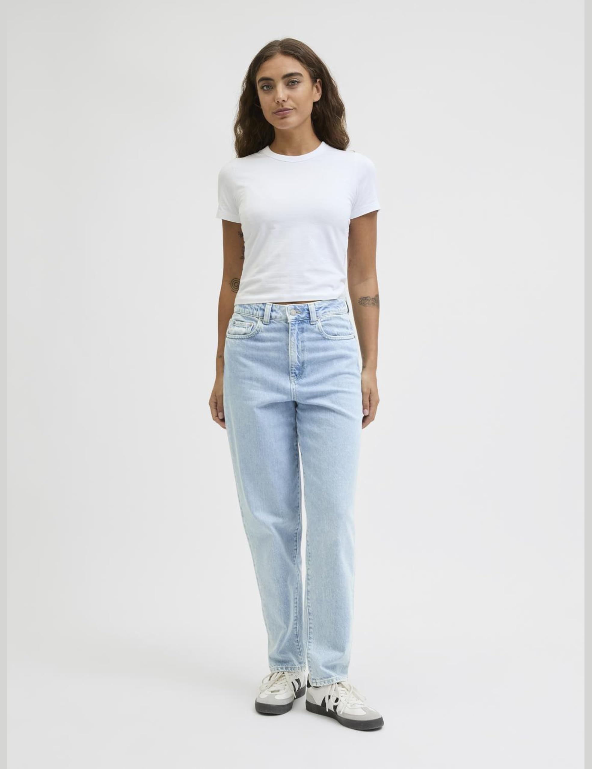 JJXX Jxlisbon Mom Hw Rr4010 Noos - Pantalons - Hose - Femme