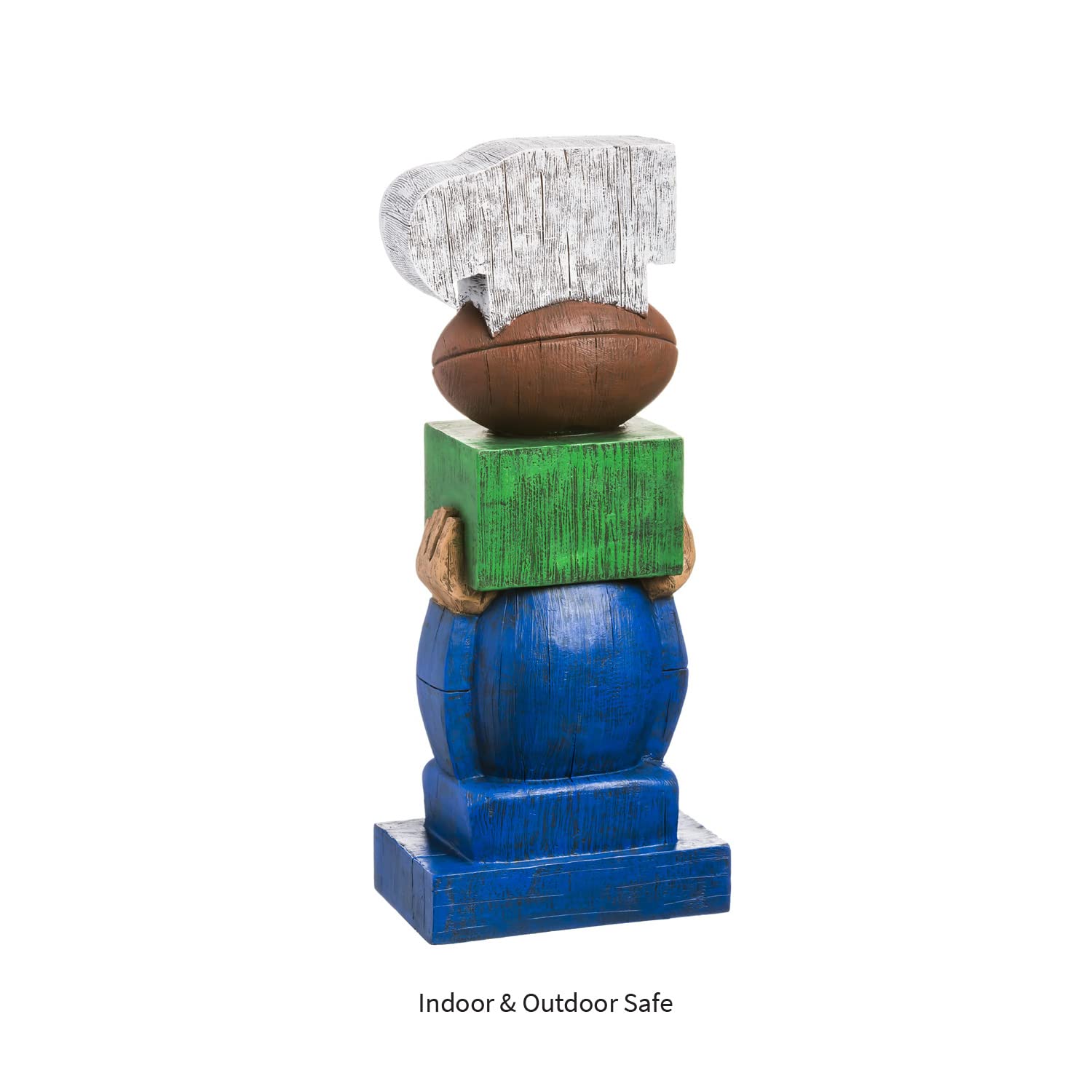 Team Sports America Seattle Seahawks Vintage NFL Tiki Totem Statue