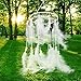 RIUDA Amazing Dream Catcher Circular White Feathers Wall Hanging Decoration Decor Craft for room, car mirror, corridor