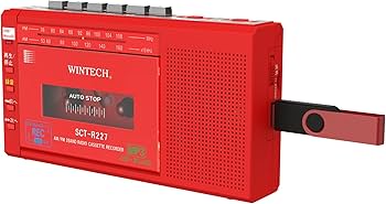 Amazon.co.jp: WINTECH MicroSD/USB録音対応モノラルラジカセ SCT-R227