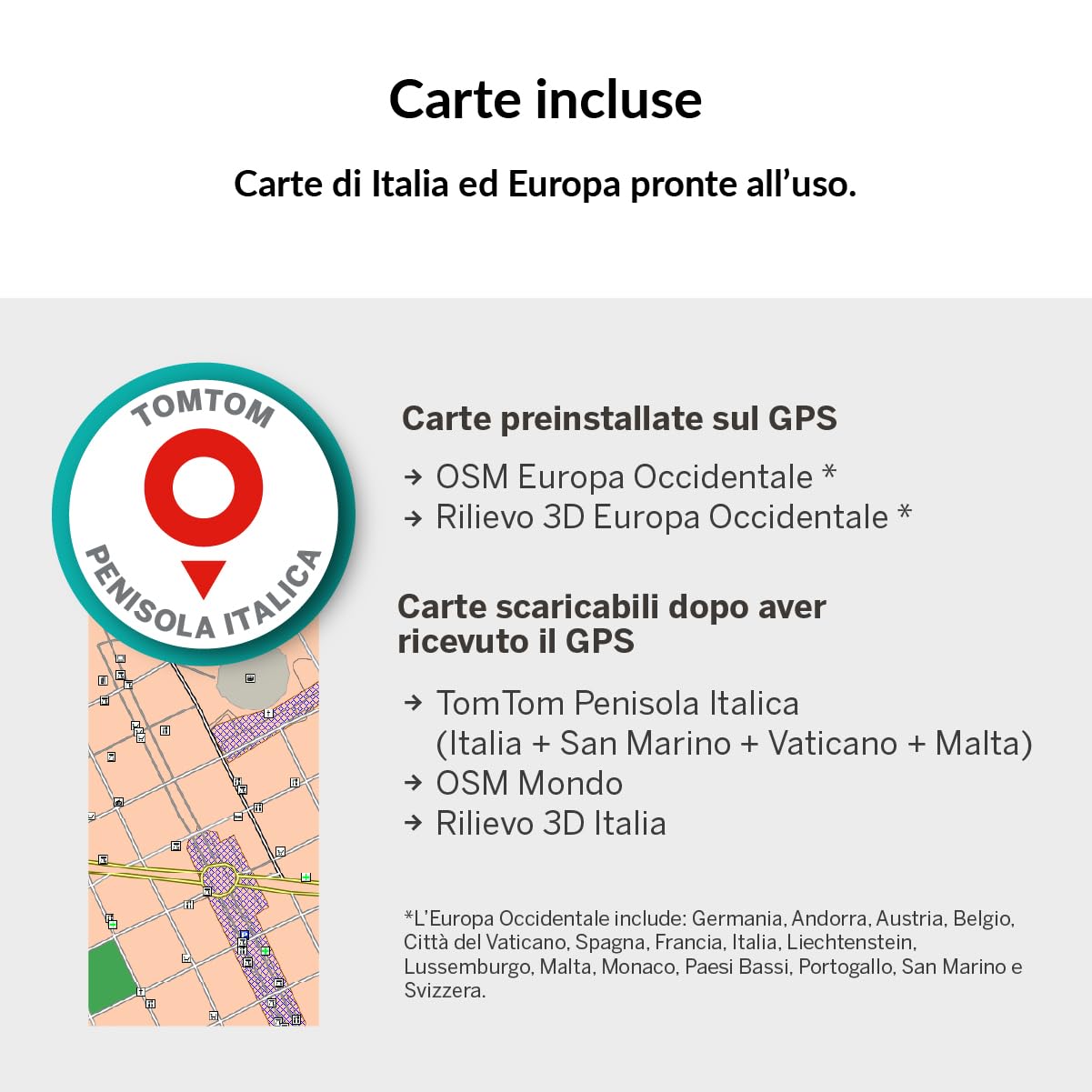 TwoNav Terra (64 GB) + Carta completa Italia TomTom, GPS con schermo wide da 3,7 pollici per montagna, escursionismo, MTB, bicicletta