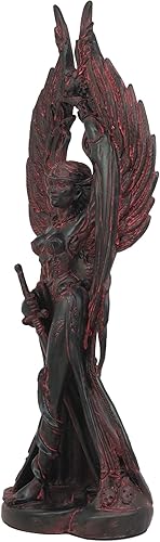 Miniatura 3 de Ebros Gift Diosa celta irlandesa de la guerra Morrigan, la reina fantasma, estatua de valquiria, contraparte de batalla, figura de batalla para