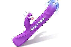 Hafobok 9" Vibrating Dildos with Strong Pulses, Thrusting Vibrators Sex Toys for Women