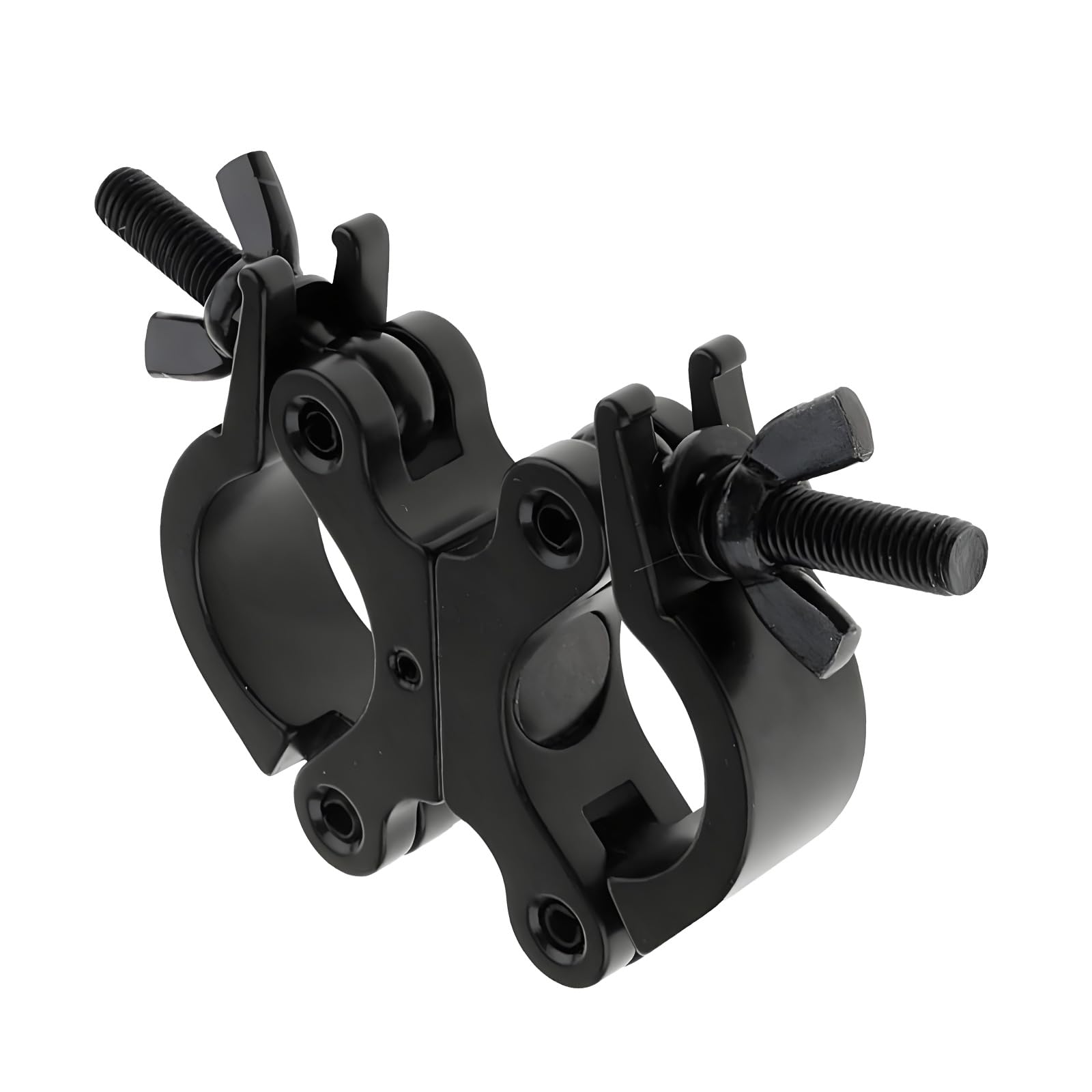 Wgbosmg D Aluminum Stage Clamp Fit 42-51Mm Pipes Easy Mounting Hardware Accessory Swivels Compact Clamp