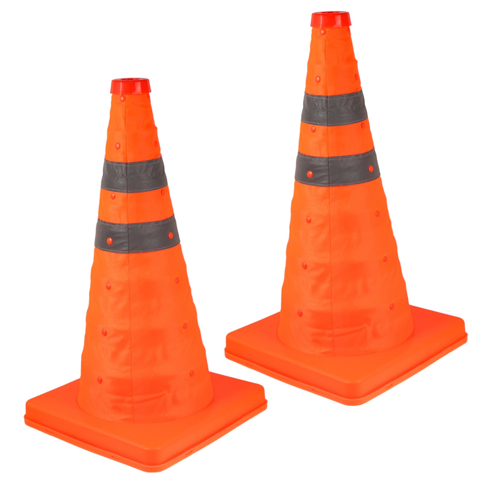 MUCKLILY Football Pop-up Cones 45cm 2pcs Collapsible Safety Cones Carrying Bag Pp Material for Indoor Outdoor Use