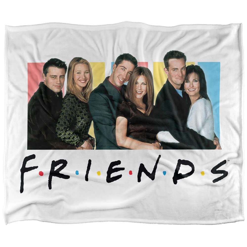 Friends Silky Touch Kuscheldecke, Optimalweich, 152 x 127 cm