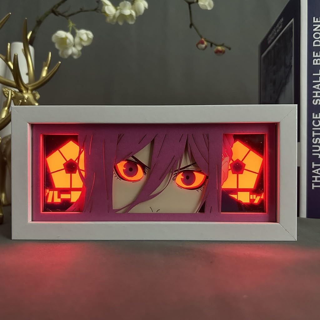 Isagi Yoichi Paper Carving Lamp Chigiri Hyoma Anime Night Light 16-Color Changing Painting Lamp Bedroom Decoration Desk Lamp Collection