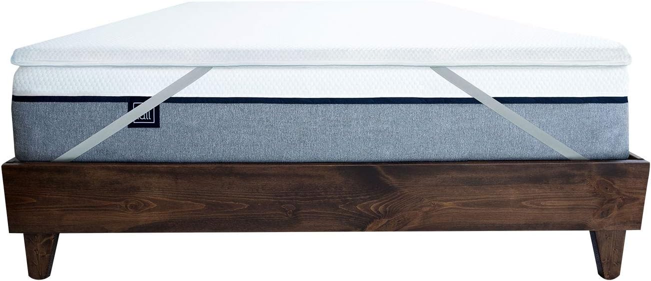 Lull Memory Foam Mattress Topper Full Size 1.5" Gel