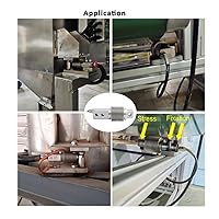 Vista 7 de Célula de carga de haz ATO, 440.9 lbs, celda de carga de haz voladizo con fuelle, clase de protección IP68, para báscula de correa variable, báscula