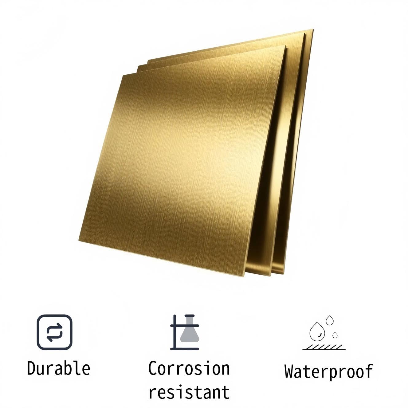 5052 Aluminiumplatte aus gebürstetem, eloxiertem Aluminium | Mehrfarbige verschiedene Größen for DIY-Projekte und professionelle Anwendungen