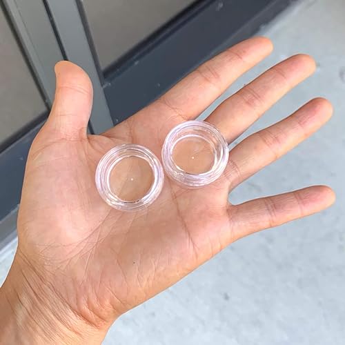 Miniatura 3 de Caja de almacenamiento pequeña rectangular transparente de plástico, organizador de píldoras de medicina de vitaminas, joyería para hallazgos de