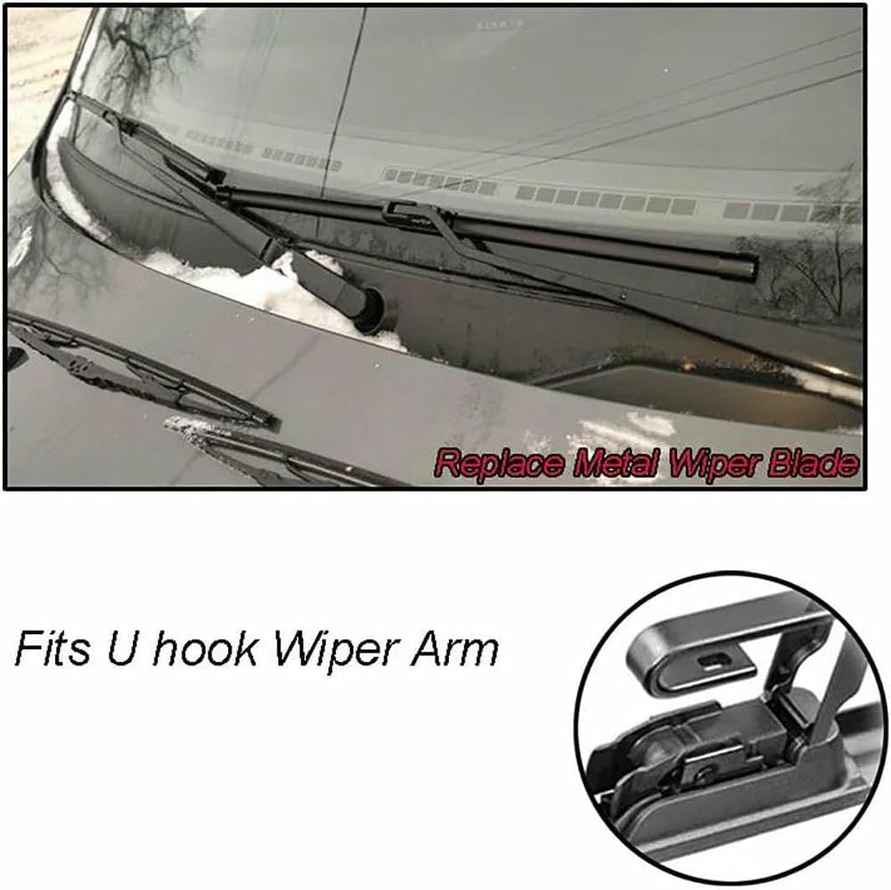 QILING Wiper For A3 8L 1996 1997 1998 1999 2000-2003 Wiper Front Rear Wiper Set Kit Windshield Windscreen Window Rain Brushes 21"+19"+16"Window Wipers Car