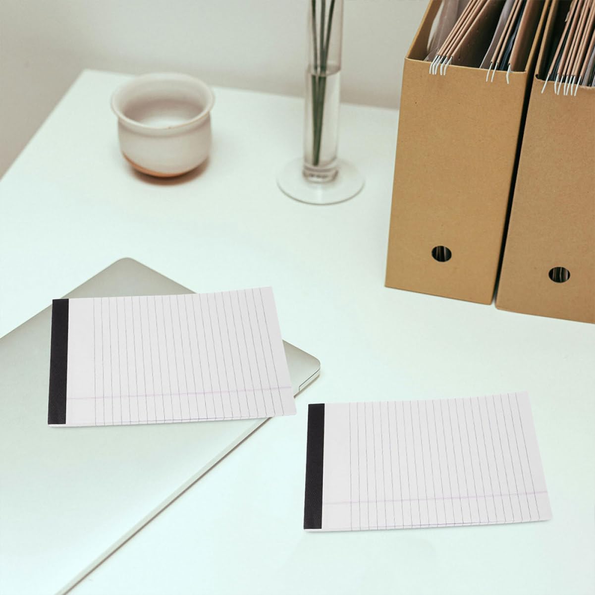Blocchi Note Legali A5 Carta Stampata a Righe, Quaderni per Appunti da Ufficio e Scuola, Blocchi Tearable Multifunzione 8 Libri da 50 Fogli per Back To School Party