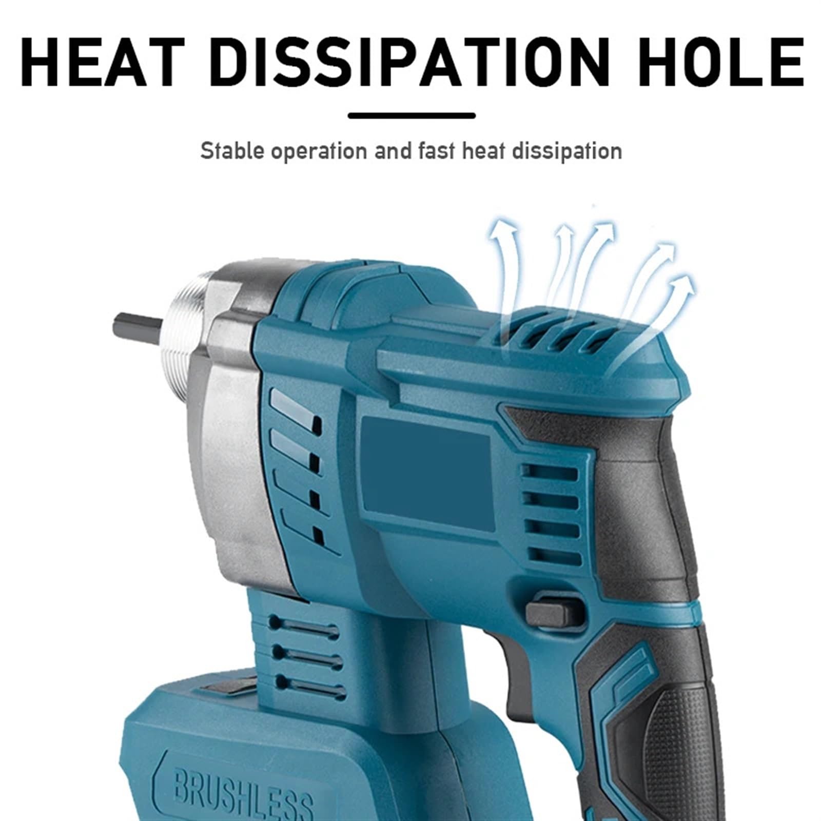 Vibrador de hormigón eléctrico inalámbrico de 800 W, compactador de hormigón, herramienta mezcladora de hormigón