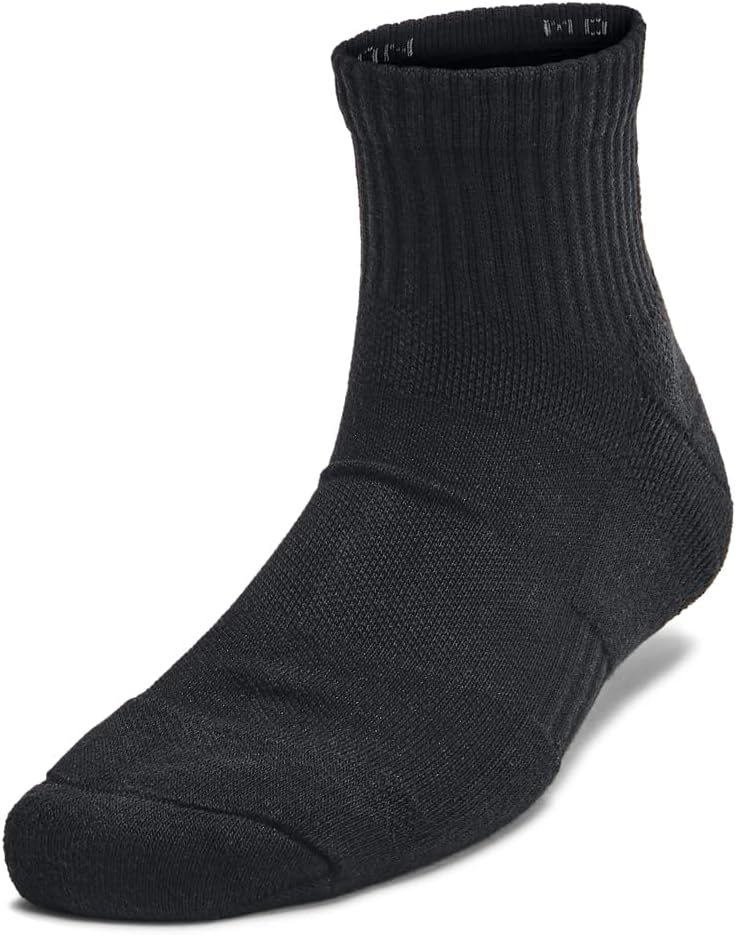 Under Armour Boys' Training Quarter Socks (6-Pairs)
