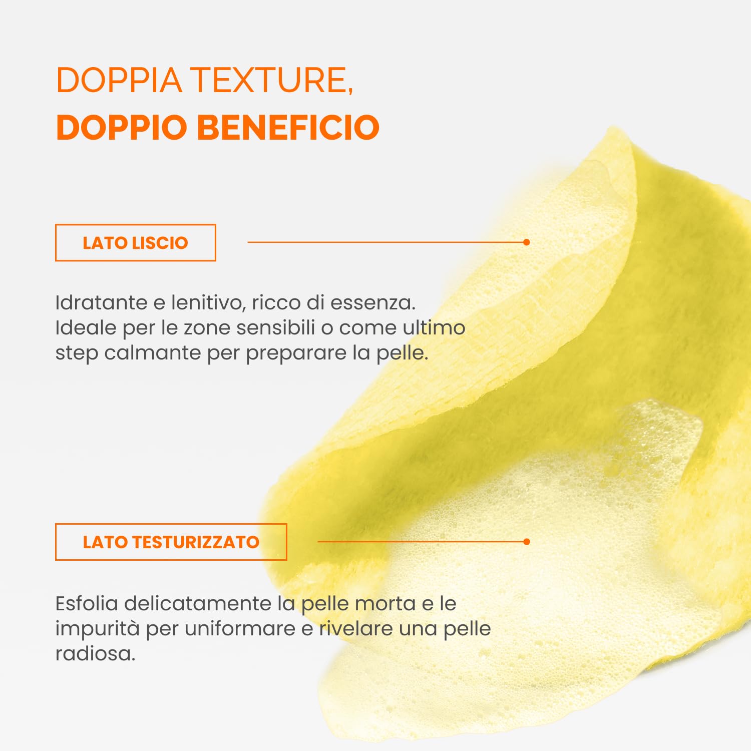 PLANTIFIQUE Dischetti Detergenti al Curcuma e Acido Kojico con Ceramidi, Niacinamide e Vitamina C – 60 Dischetti Esfolianti Viso per Macchie Scure e Iperpigmentazione – Skincare Kit Viso