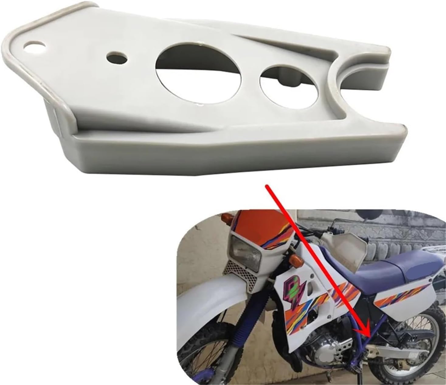 Sprocket Cover Swing Arm Guard Chain Slider Guide Rubber Seal Fits for Yamaha It200 Dt125 Dt200 Dt230 Tt350 Chain Guard