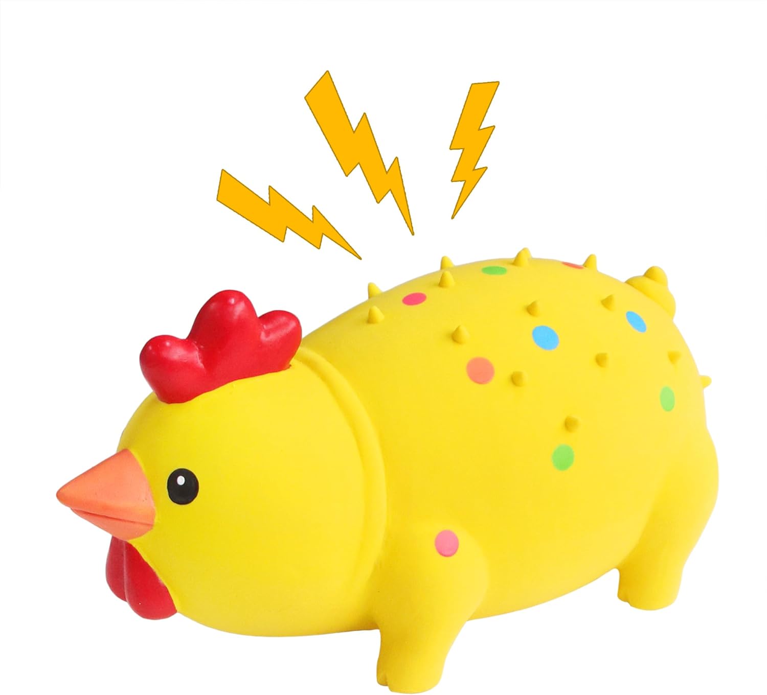 Juguete para Perro Squeaky Chicken Pig, Coyava, Mordible Sonoro