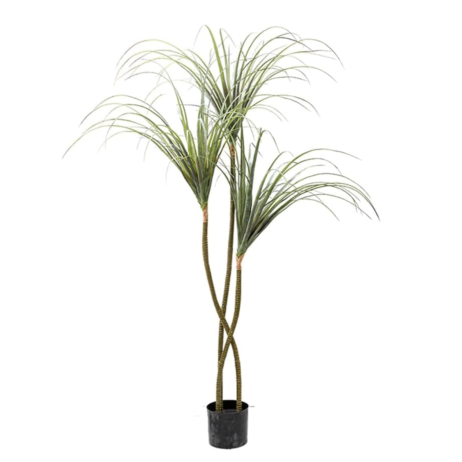 GLJTUO fake tree Artificial Trees 4.9ft Fake Tree Artificial Dracaena Palm Tree Potted Simulation Tree For Indoor Outdoor Artificial Plant Realistic Design