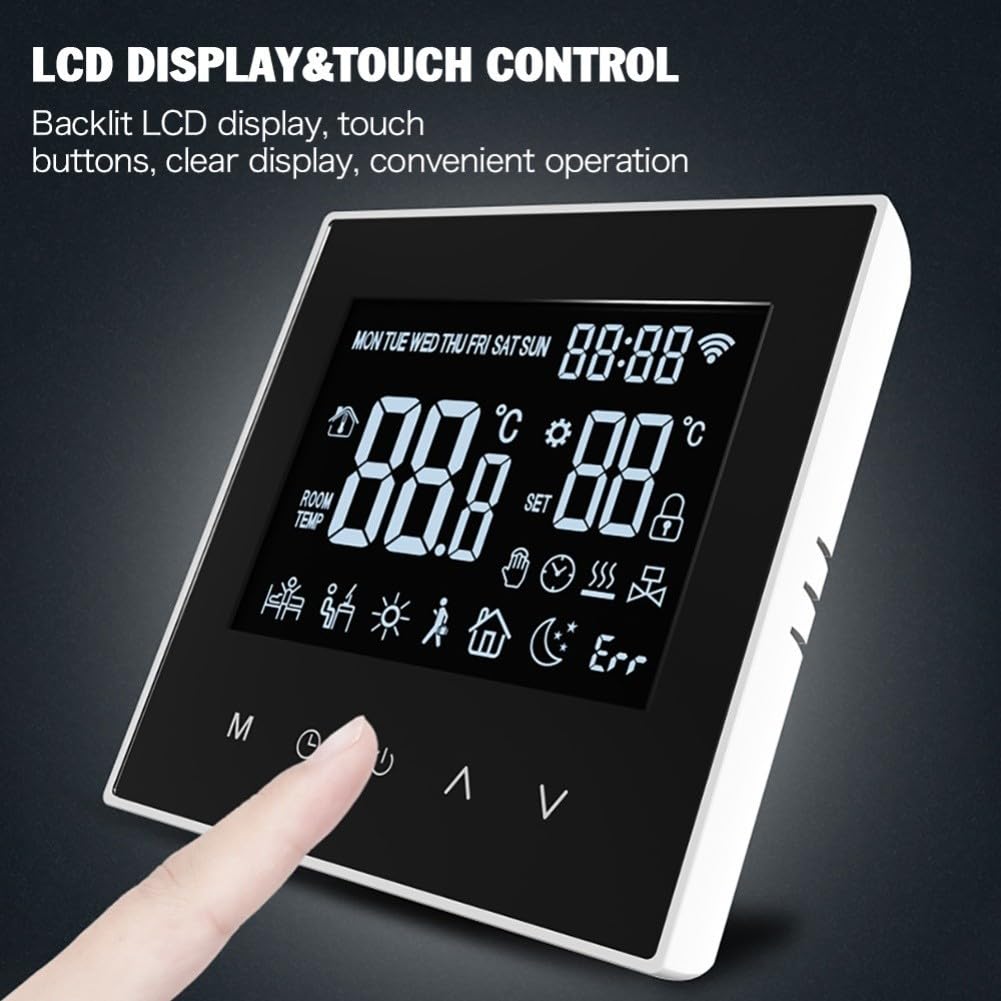 Termostato Digitale LCD Display Intuitivo Temperatura Ambiente(16A thermostat)