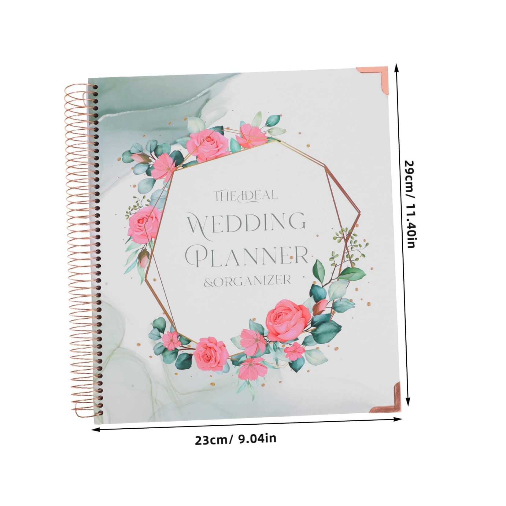 Operitacx Hochzeitsplaner Buch mit Hochzeitscheckliste Notizbuch Design und Detailliertem Zeitplan für Hochzeitsplanung und Verlobung Papier