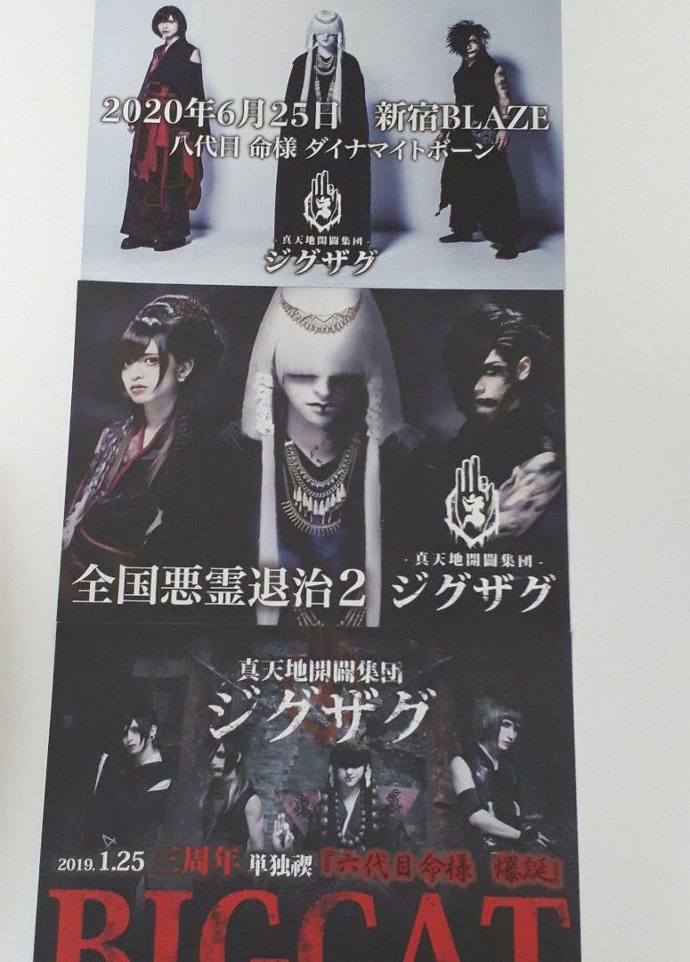 真天地開闢集団ジグザグ　繋がりたい　アルバム　当時物フライヤー付き(6枚目) Amazon.co.jp: -真天地開闢集団-ジグザグ フライヤー 6枚 : おもちゃ