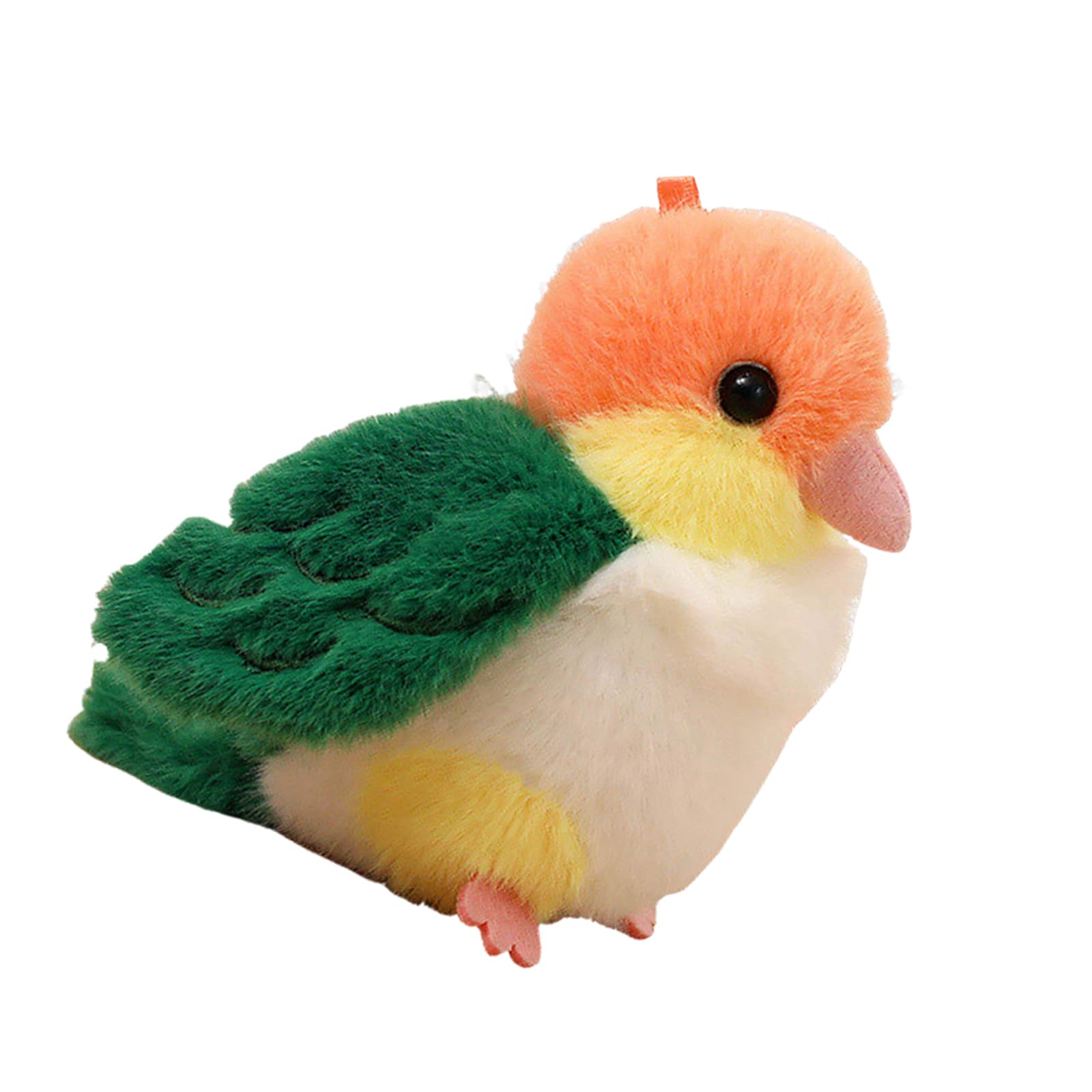 Adorable Cartoon Bird Hanging Charm 10cm Soft Toy Stuffed Animal Present for Nature Lovers Keychain Pendant