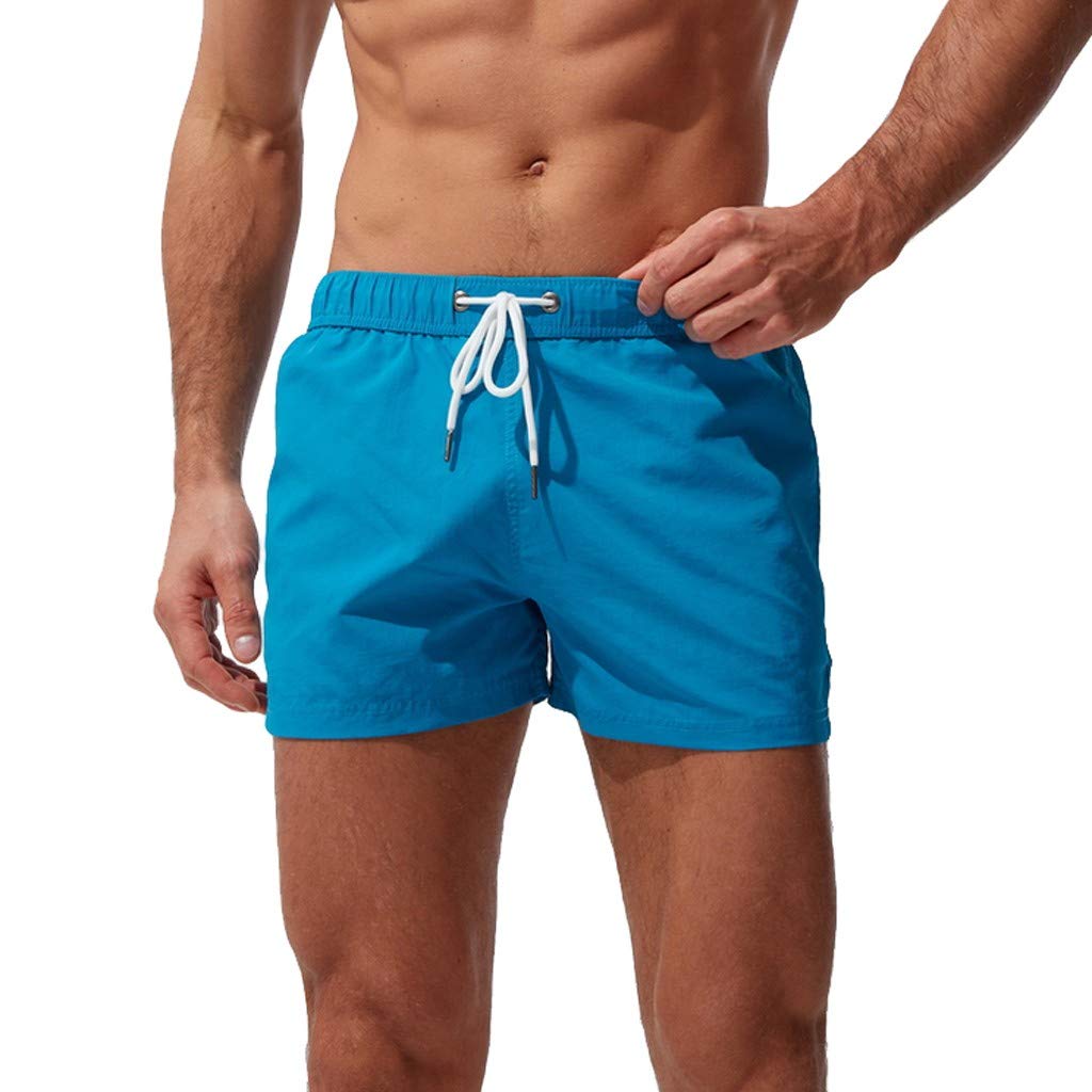 Boxer De Bain Homme Avec Poches Zippées - Short De Plage Hawaïen à Séchage Rapide - Léger Et Confortable - Idéal Sports Nautiques, Piscine, Loisirs - Tissu élastique Et Résistant