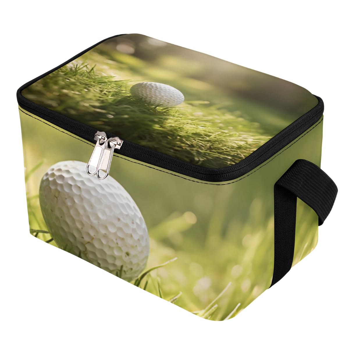 GzLeyigou Lunch Bags for Women Men 9 Cans,Golf-Sport Hot & Cold Food Delivery Bag Insulated Grocery Bag Insulated Lunch Box Cooler Bag for Office Work Picnic Beach