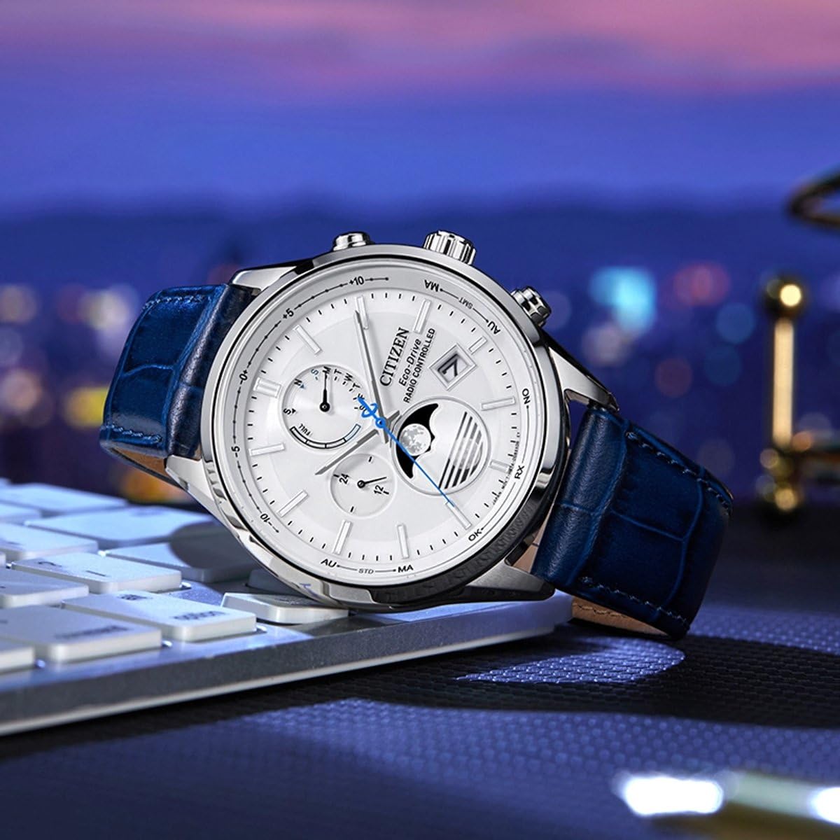 Citizen Herren-Uhren Analog Eco-Drive, Funk