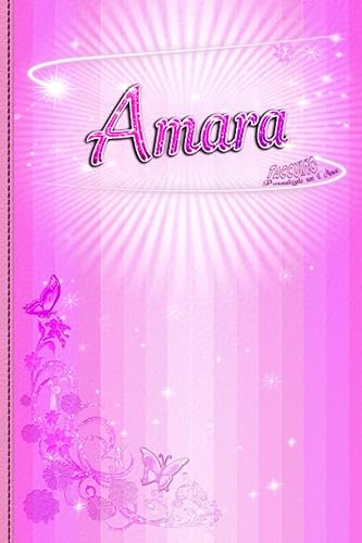 Amara Taccuino personalizzato con nome Amara - Quaderno a righe personalizzato per ragazza o donna di nome Amara (Italian Edition)