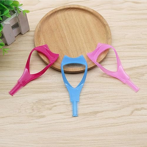 Miniatura 8 de 2 unids máscara escudo maquillaje pestañas herramienta superior inferior pestañas protector aplicador guía ayudante con peine de pestañas