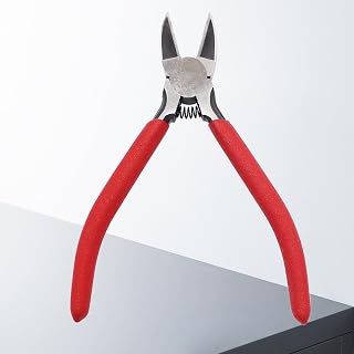 5 inch Wire Cutters Set, Side Cutters Clippers, Spring Loaded Cutting Pliers with with Longer Flush Cutting Edge for Jewelry Making, Crafting, Floral