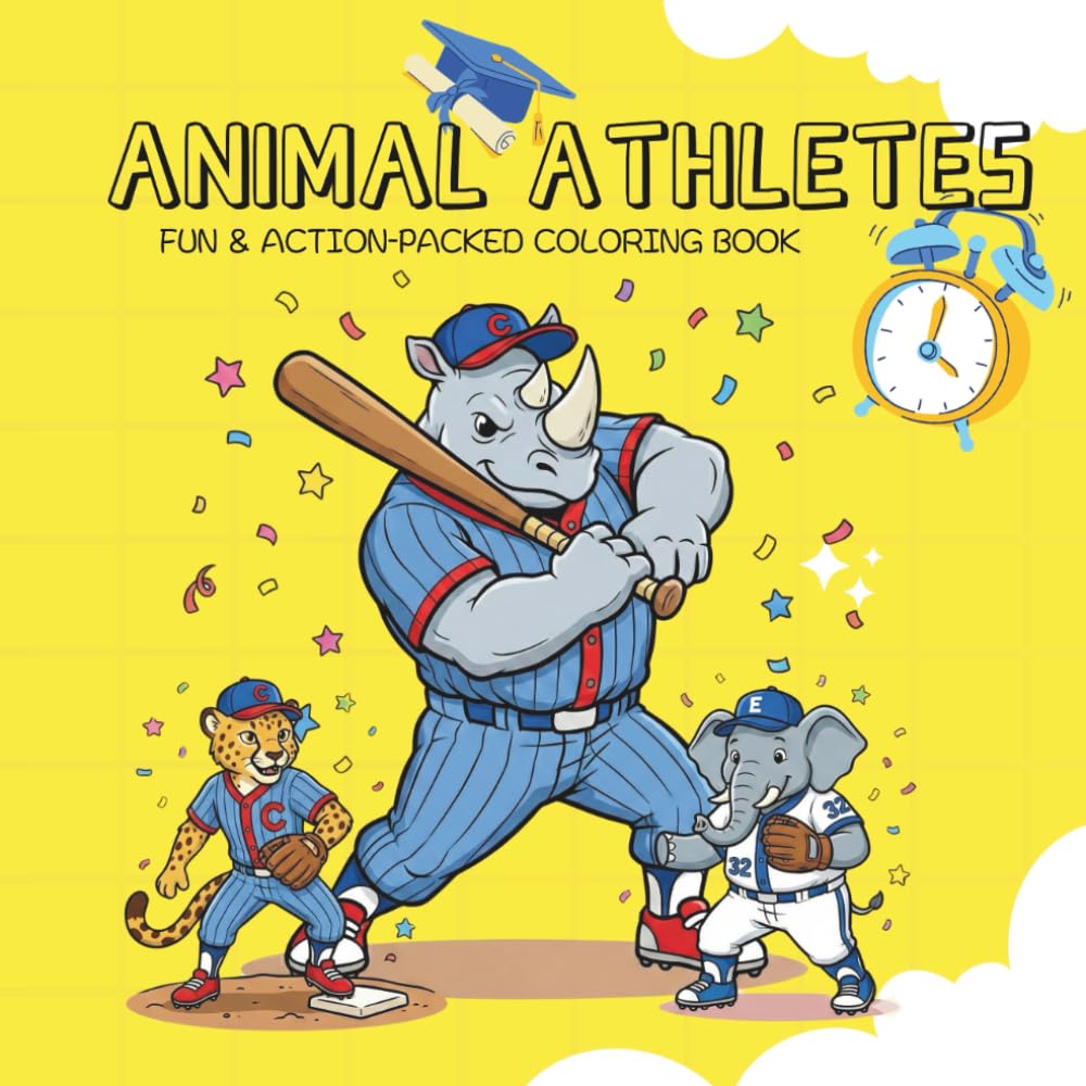 Cute Animal: Action-Packed Animal Athletes, Big Swings, Brave Saves