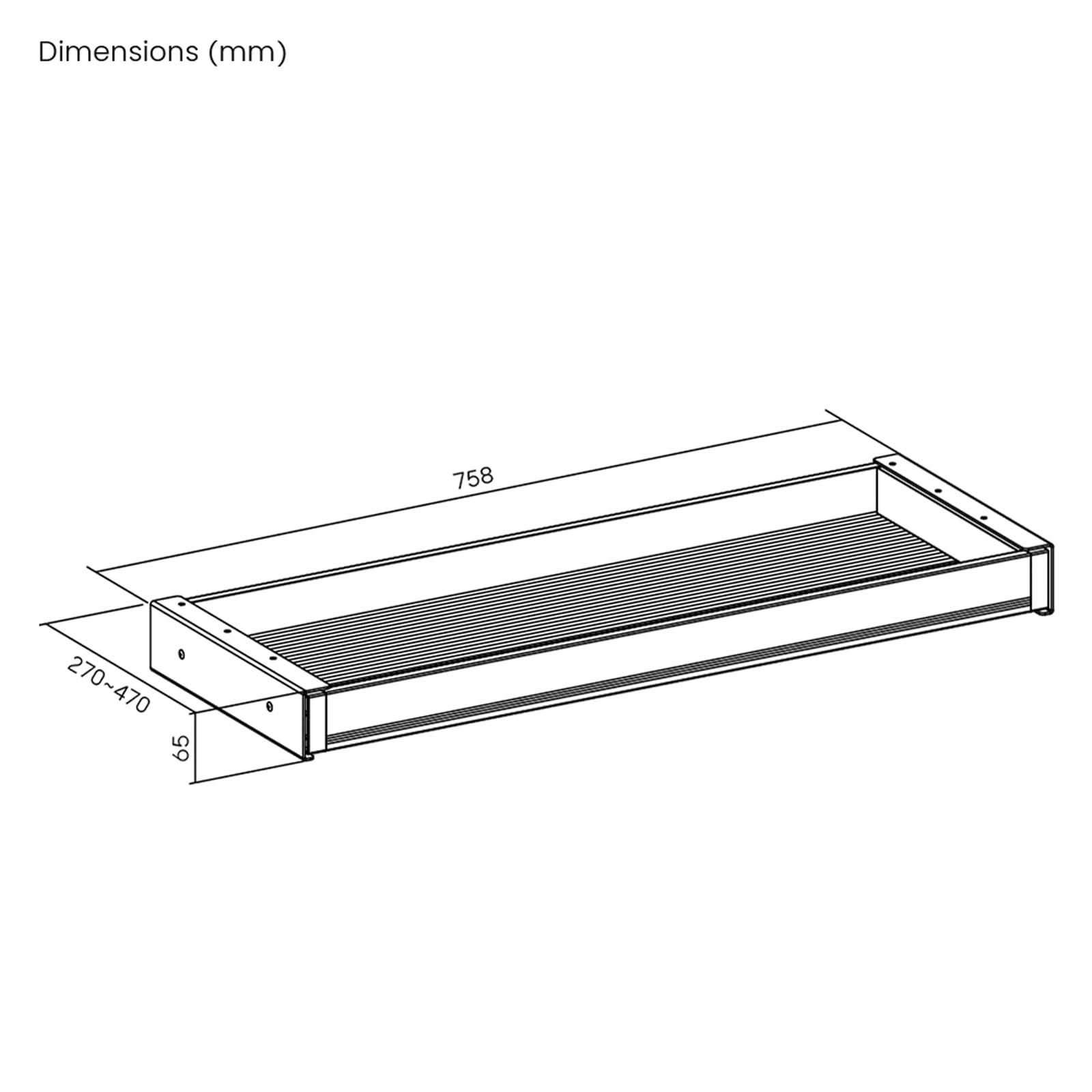 VALUE Cassetto, grande, bianco