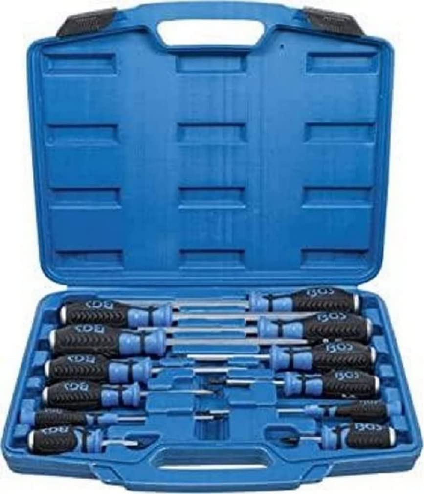 BGS 7896 | Jeu de tournevis | carré femelle 6,3 mm (1/4") | 12 pièces