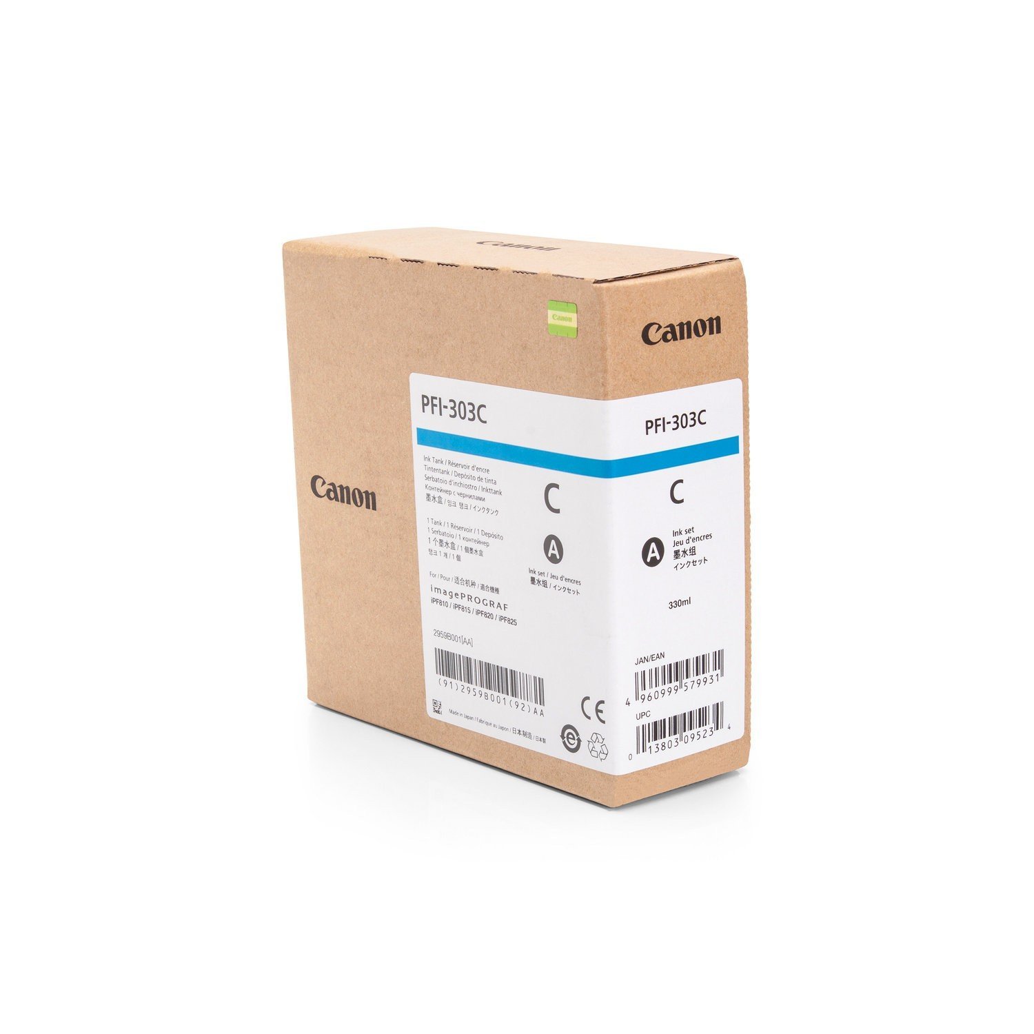 Canon Pfi-303 Cartuccia Inchiostro, Ciano