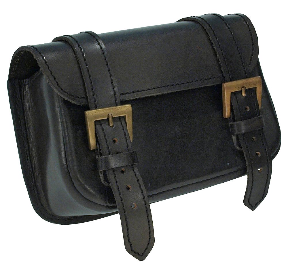 Warrior Portefeuille moyen en cuir pour LARP Noir ou marron