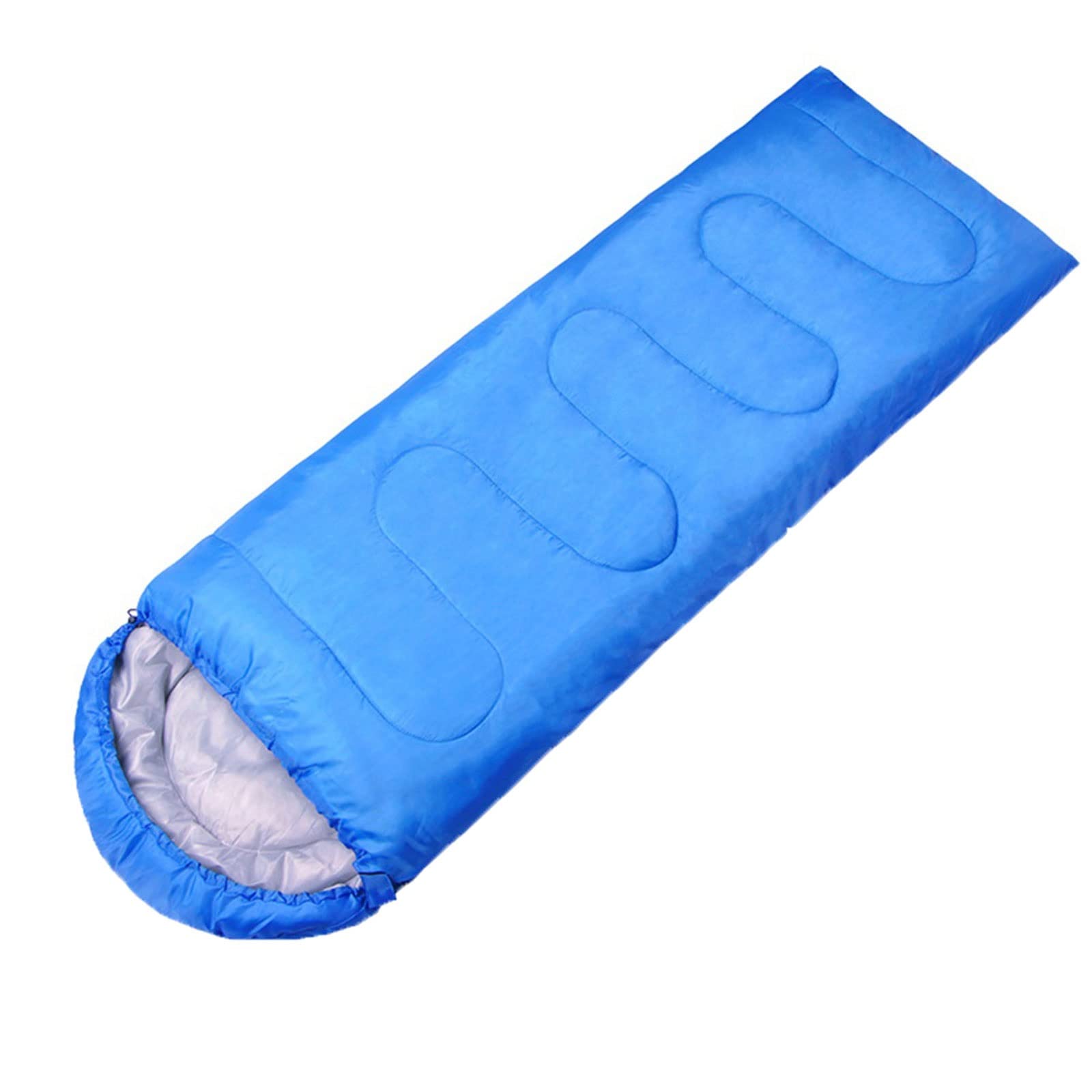 Śpiwory Śpiwór Ultralekki Camping Wodoodporne śpiwory Zagęszczony jesienno-zimowy ciepły śpiwór dla dorosłych na zewnątrz (Dark Blue)