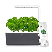 Click & Grow, Orto da Interno con 3 Capsule di Terreno, Illuminazione e Irrigazione Automatica, più Facile della Coltivazione Idroponica, Kit completo