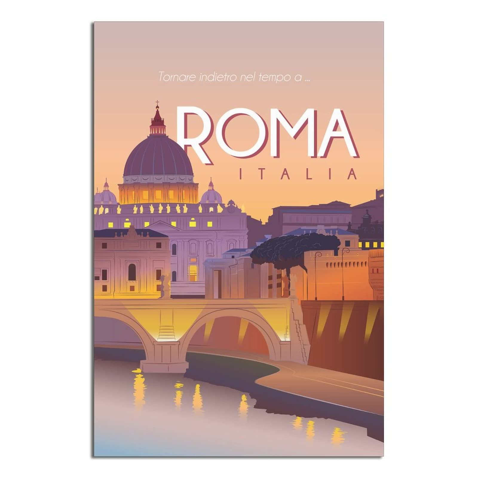 Targa In Metallo Con Scritta "Verona" In Stile Vintage, Stile Italiano, Turismo, Pubblicità Da Viaggio, In Metallo, 20,3 X 30,5 Cm - Foto 2