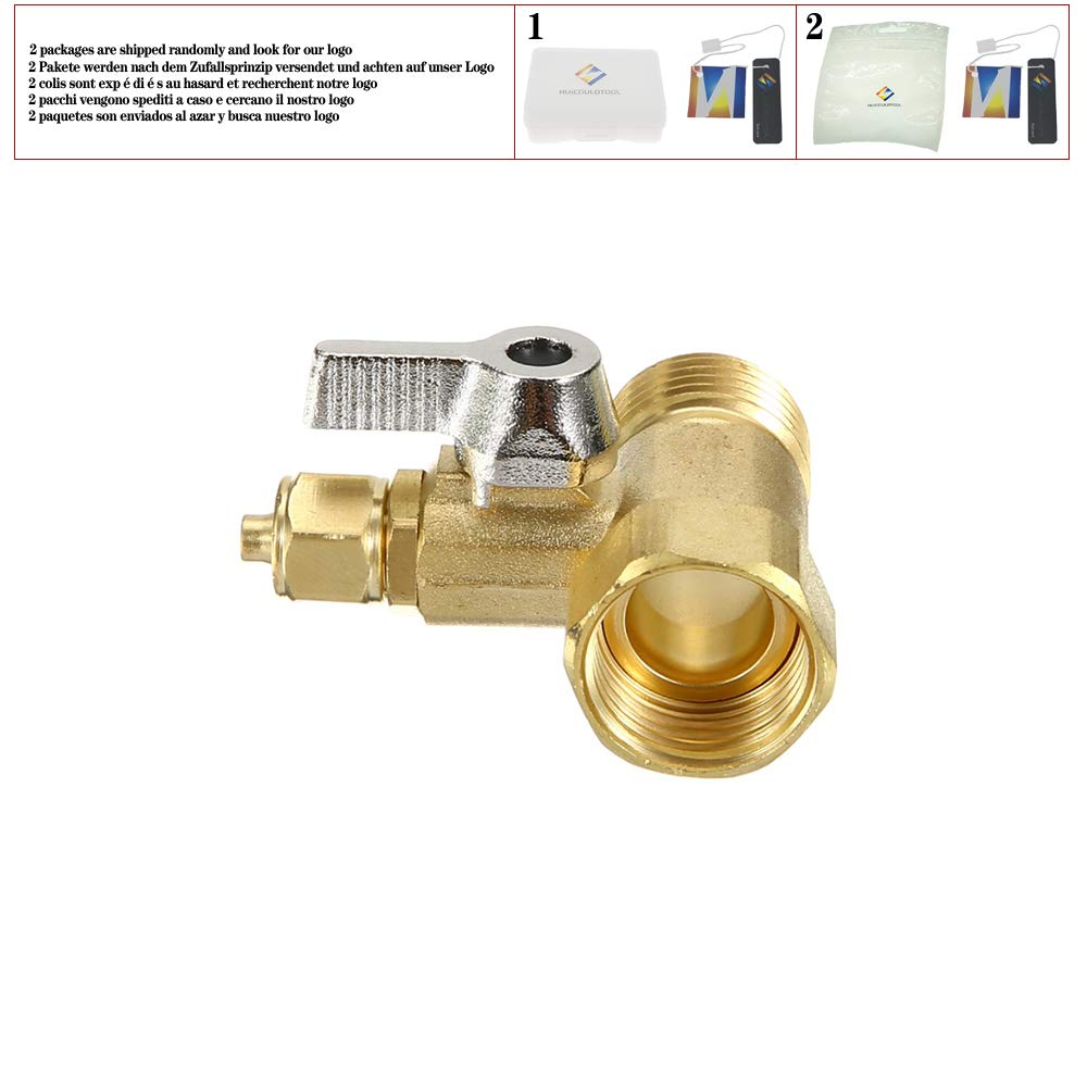 Valvola A Sfera Per Osmosi Inversa - 1/2'' E 1/4'', In Ottone - Foto 7