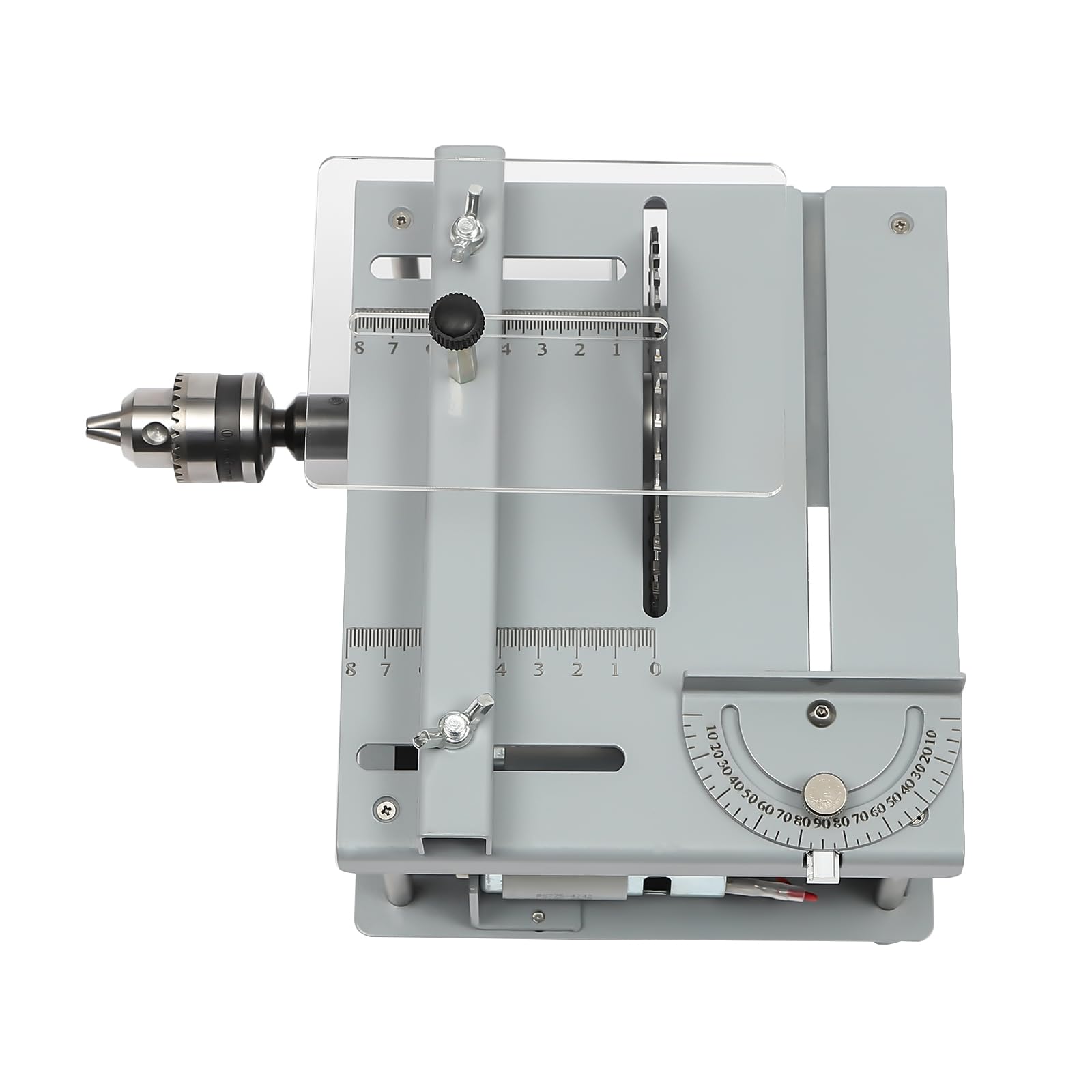 Mini Tafelzaag 110V/220V Handgemaakte DIY Hobby Tafelzaag met Cirkelzaagblad Model Ambachten Snijgereedschap(110V