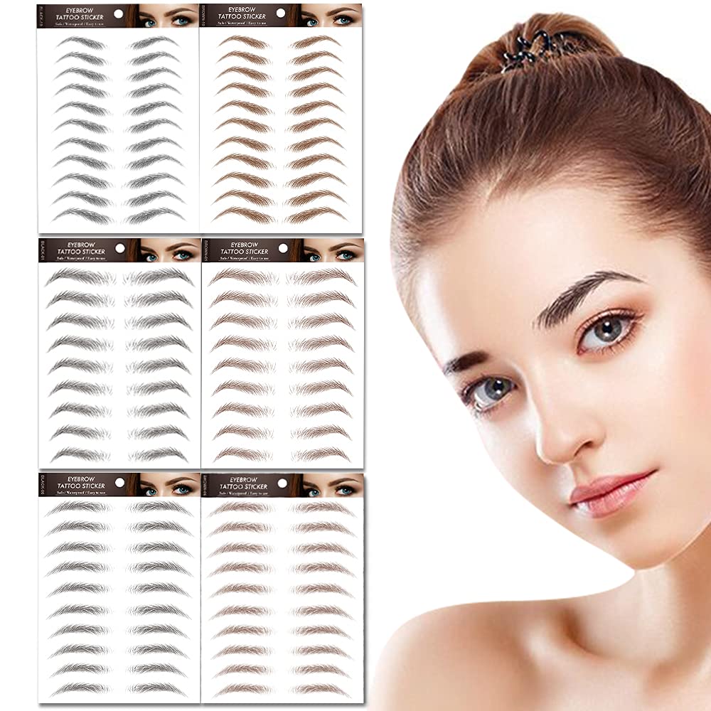 Buy Eyebrow Tattoos, Eyebrow Tattoo Sticker, Waterproof Eyebrow Tattoos Stickers, Temporary