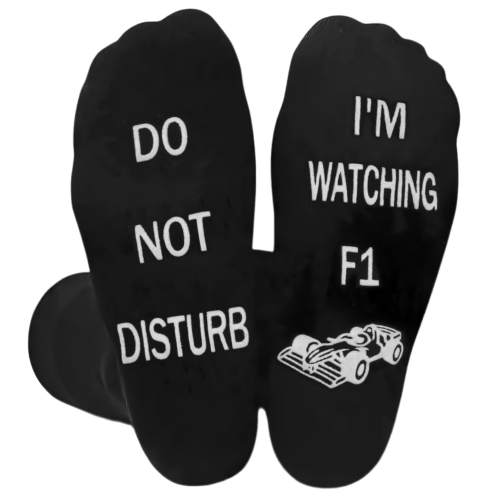 Calzini Do Not Disturb Calcio Guardando Divertente Girocollo Novità Regalo Uomo