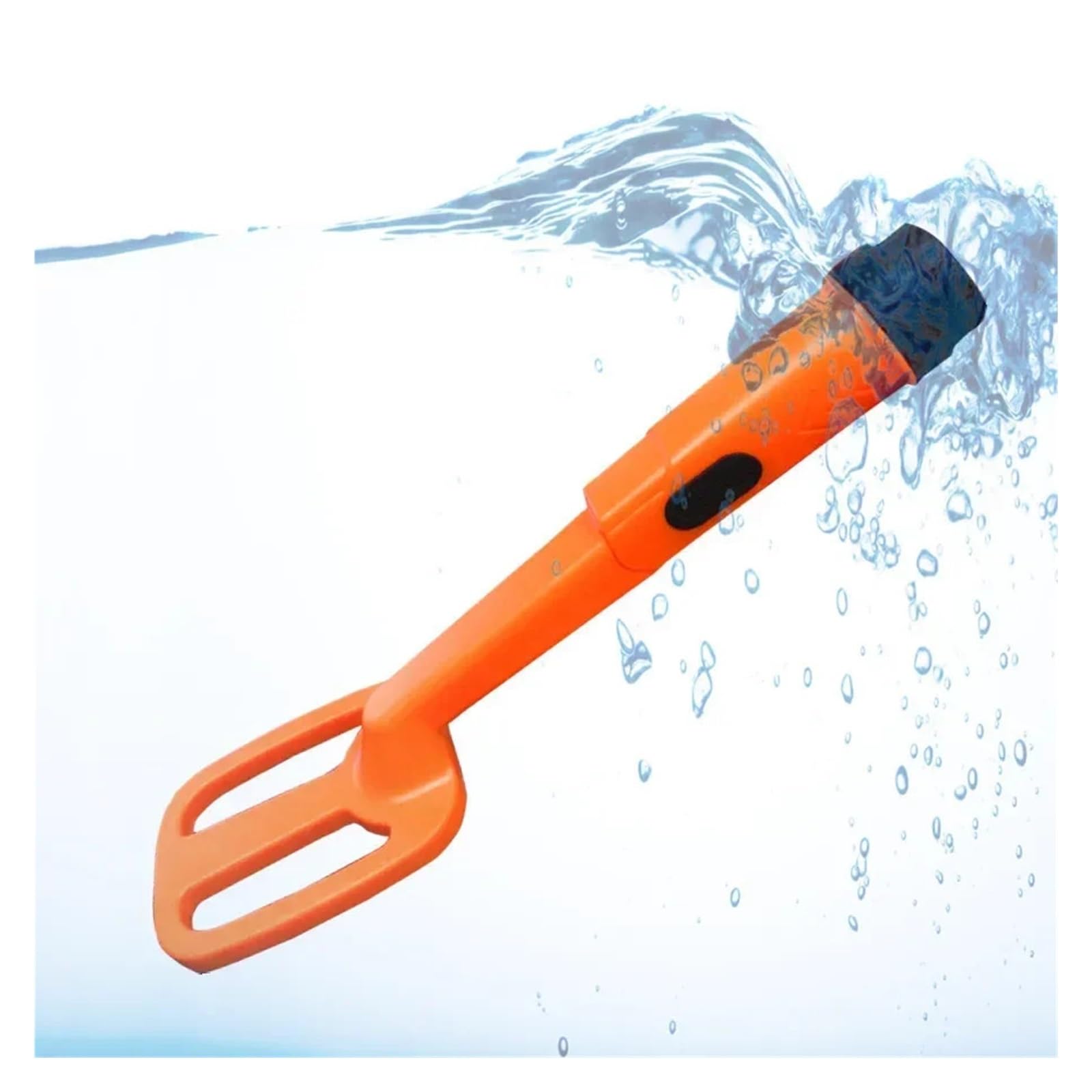 Wykrywacz metali, Podwodny wykrywacz metali Pulse Pinpointer Indukcyjny do nurkowania z wykrywaczem skarbów Wodoodporny ręczny lokalizator dla Złoto Srebro Miedź(ORANGE)