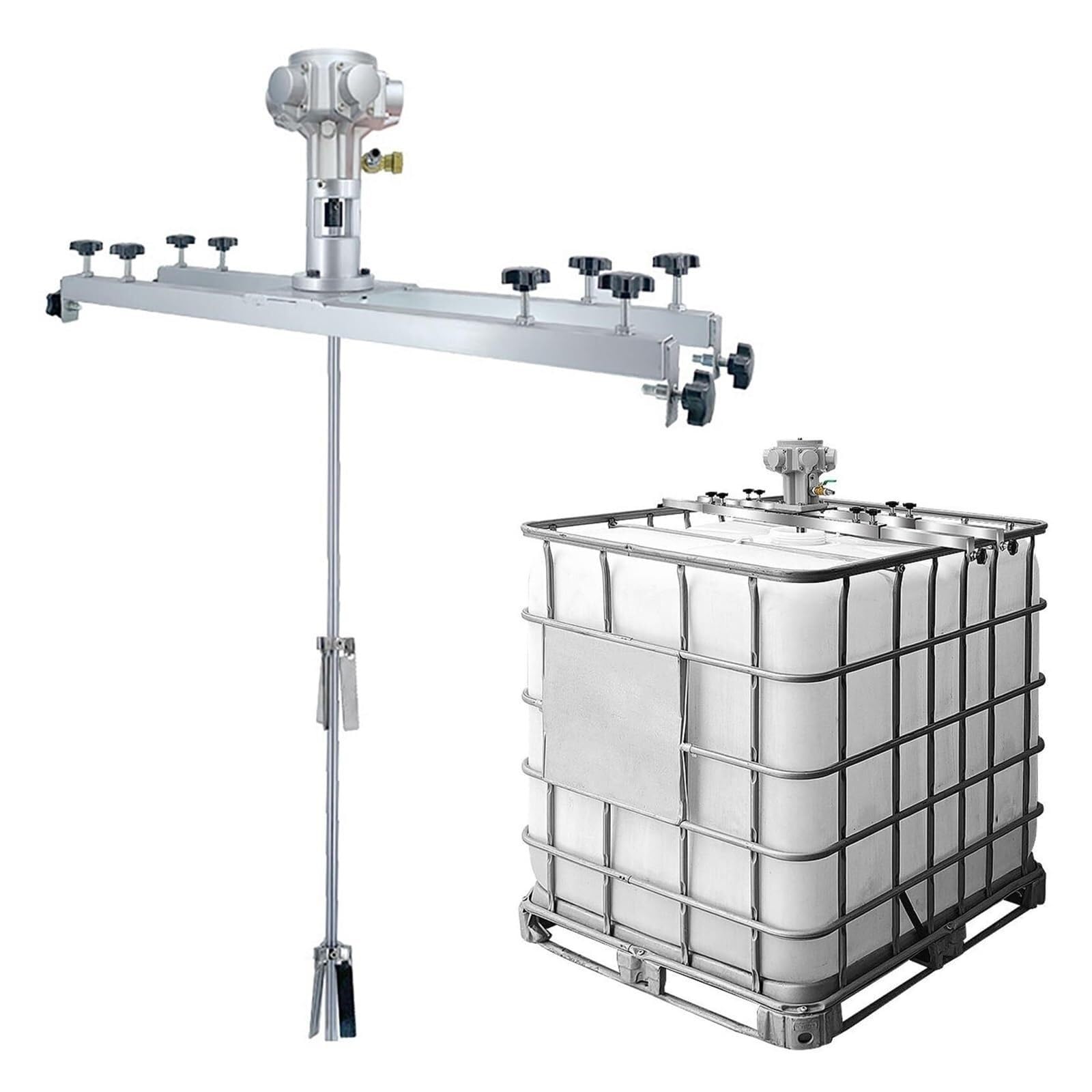 Mélangeur de peinture pour réservoir, outil de mélange de peinture portable, hélice pliable, idéal pour dissoudre et mélanger l'encre