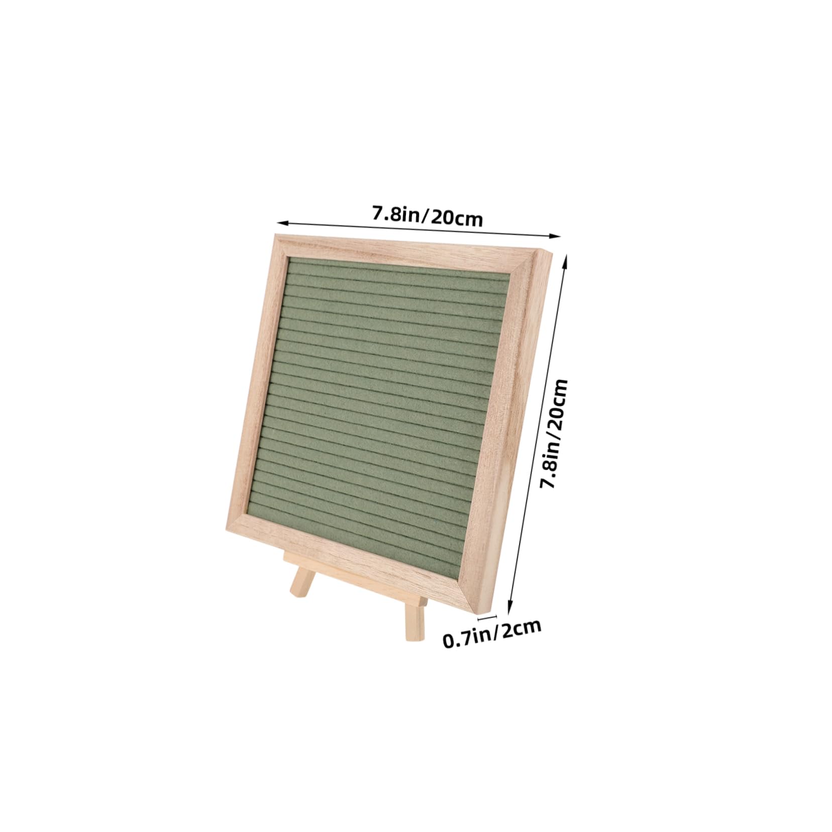 LALAFINA 1 Set Felt Alphabet Board DIY Massage Board DIY Memo Board Message Boards Letter Message Board Home Message Board Announcement Board Memo Boards Wooden Light Green