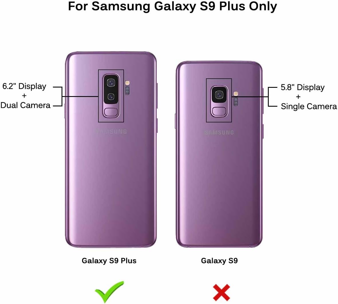Hocase for Galaxy S9 Plus Case, Heavy Duty Shockproof Protection Silicone Rubber+Hard Plastic Hybrid Dual Layer Protective Phone Case for Samsung Galaxy S9 Plus (SM-G965U) 2018 - Mandala in Galaxy